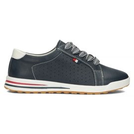 Lederschuhe Filippo DP3509 / 22 Nv marineblau