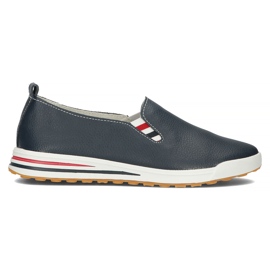 Lederschuhe Filippo DP3510 / 22 Nv marineblau
