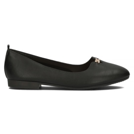 Filippo B50013-BL Schwarze Ballerinas