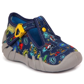 Befado Jr BEF2M marineblaue Hausschuhe
