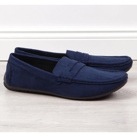 Slipper zum Hineinschlüpfen M EVE340B marineblau navy blau