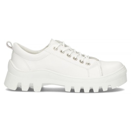 Lederturnschuhe FILIPPO DP3522 / 22 Wh weiß