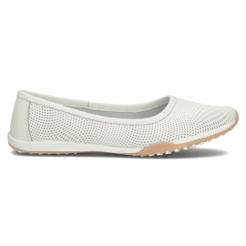 Lederballerinas Filippo DP3681 / 22 Wh weiß