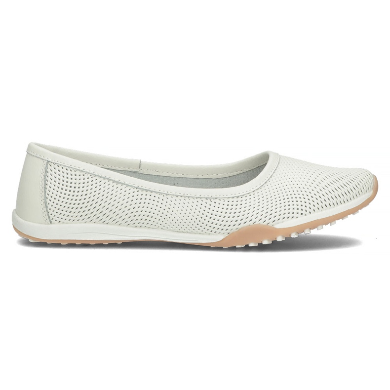 Lederballerinas Filippo DP3681 / 22 Wh weiß