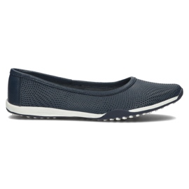 Lederballerinas Filippo DP3681 / 22 Nv marineblau