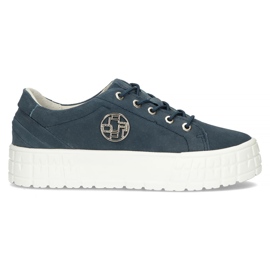 Lederturnschuhe FILIPPO DP3528 / 22 Nv marineblau navy blau