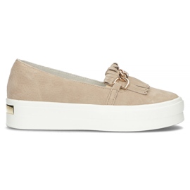 Lederschuhe Filippo DP3532 / 22 Beige sein