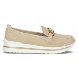 Lederschuhe Filippo DP3555 / 22 Beige sein