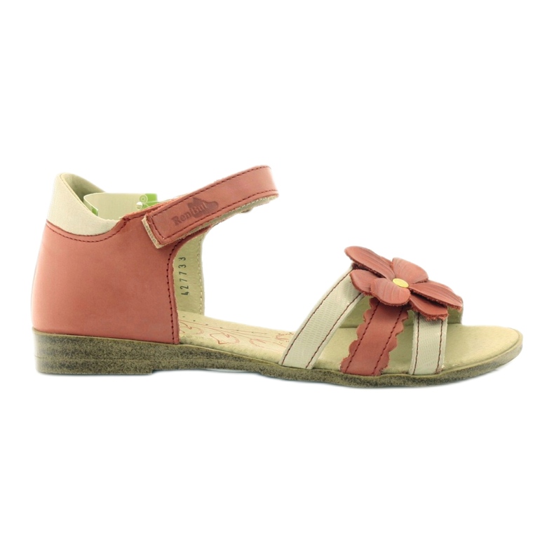 Mädchensandalen Ren But himbeerblume rot mehrfarbig