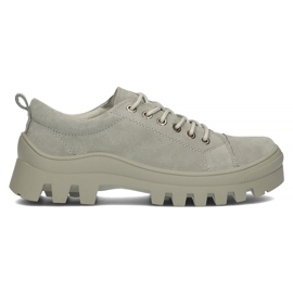 Lederturnschuhe FILIPPO DP3522 / 22 Gr grau