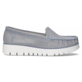 Lederhalbschuhe Filippo DP3534 / 22 Bl blau