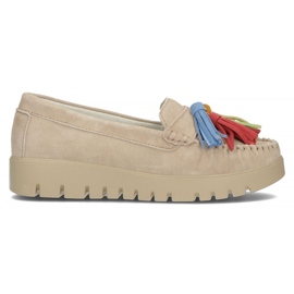 Lederschuhe Filippo DP3535 / 22 Beige sein