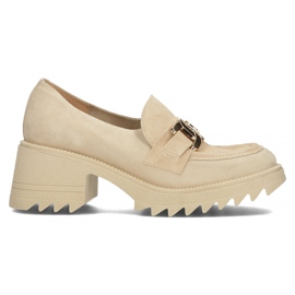 Wildlederschuhe Filippo 20107 beige
