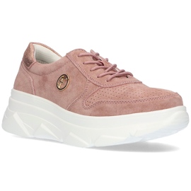 Lederturnschuhe Filippo DP2138 / 22 Lt Pi rosa