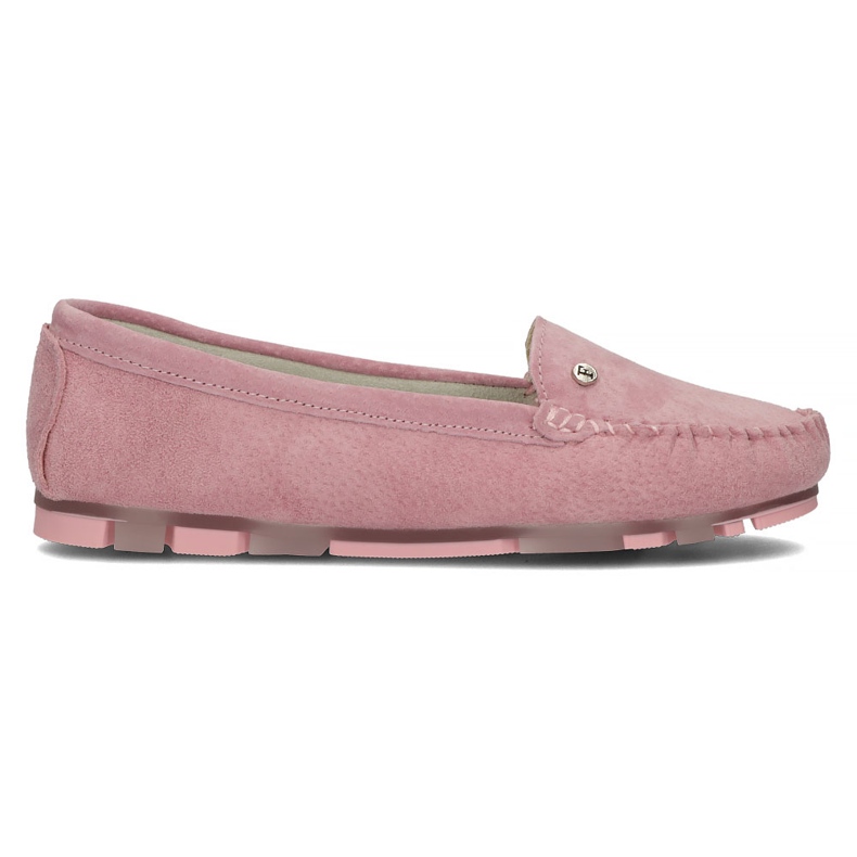 Lederhalbschuhe Filippo DP2037 / 22 Pi rosa
