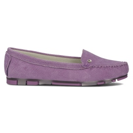 Lederhalbschuhe Filippo DP2037 / 22 Vi lila