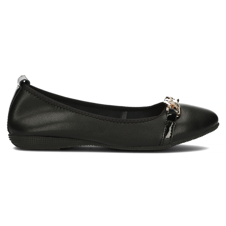 Lederballerinas Filippo DP3709 / 22 Bk schwarz