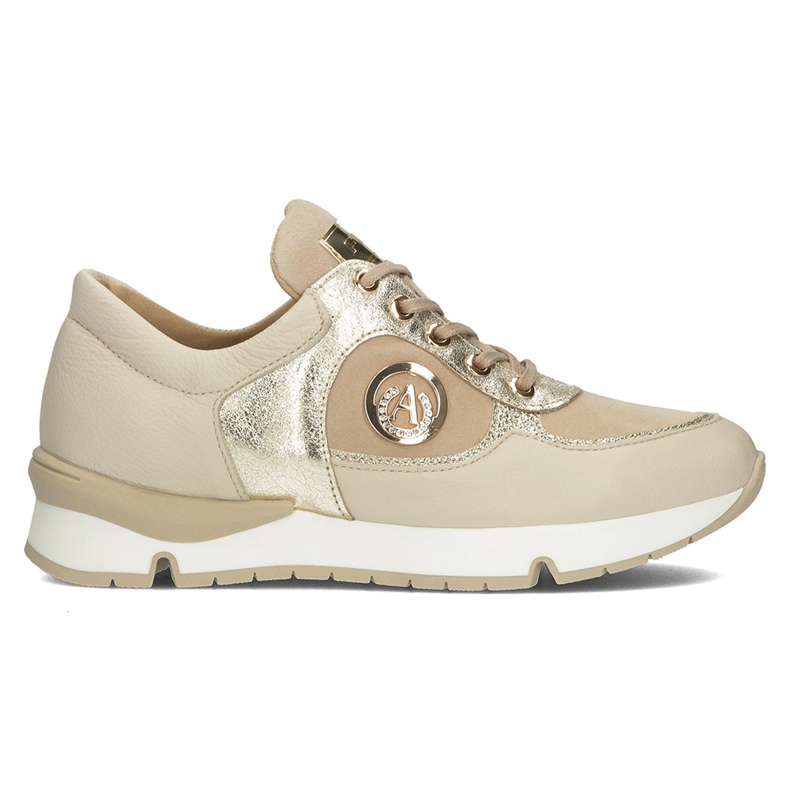 Lederturnschuhe Filippo 141 beige