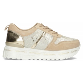 Ledersneaker Filippo DP3691 / 22 Be Go beige golden