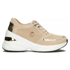 Lederturnschuhe Filippo DP3655 / 22 Beige sein
