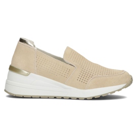 Lederschuhe Filippo DP3537 / 22 Beige sein