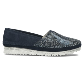 Lederschuhe Filippo DP2147 / 22 Nv marineblau
