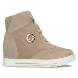 Lederturnschuhe Filippo DBT3552 / 22 Beige sein