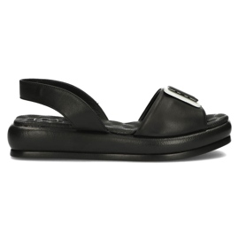 Ledersandalen Filippo DS3902 / 22 Bk schwarz