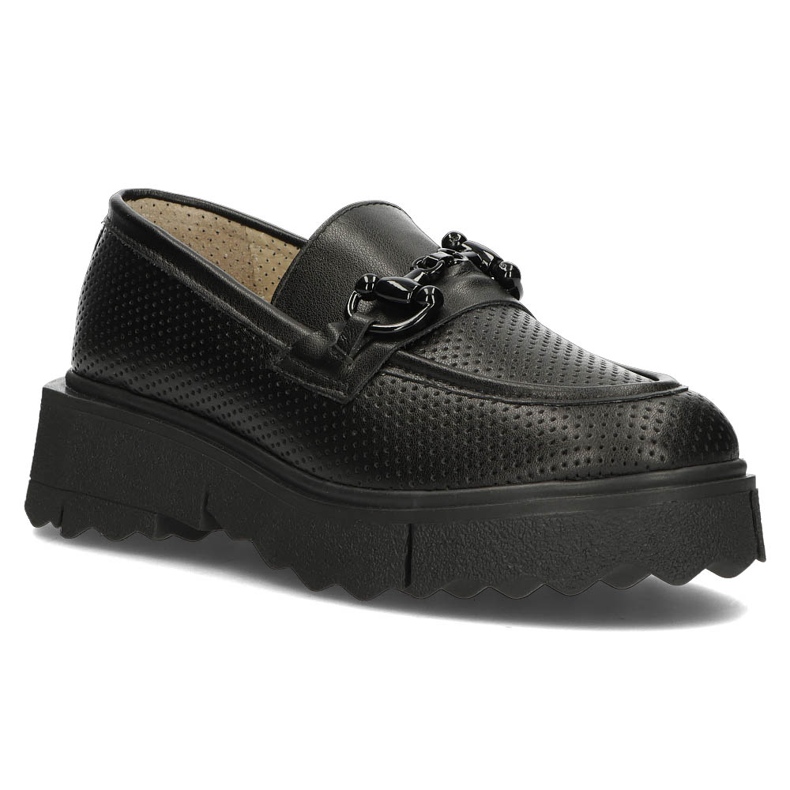 Lederschuhe Filippo DP3910 / 22 Bk schwarz