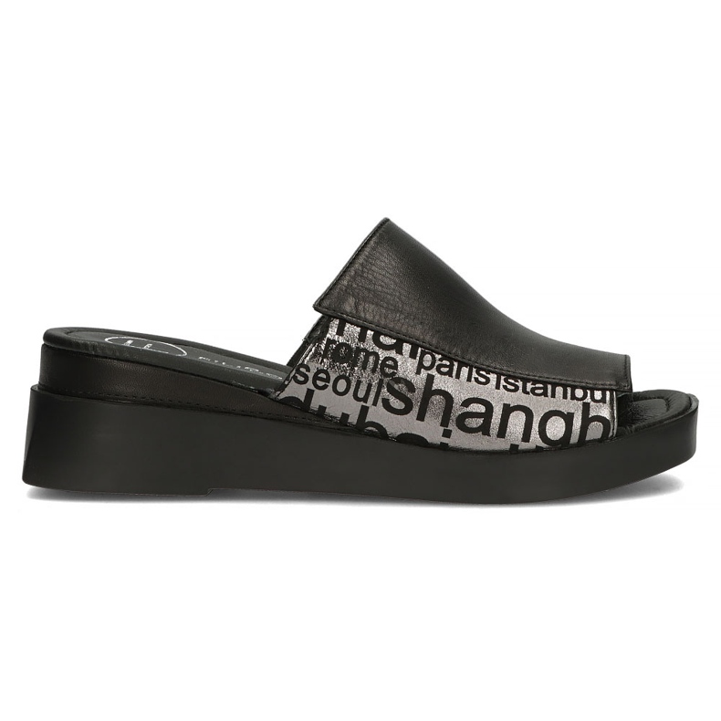 Lederhausschuhe Filippo DK3921 / 22 Bk schwarz