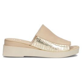 Lederhausschuhe Filippo DK3921 / 22 Beige sein