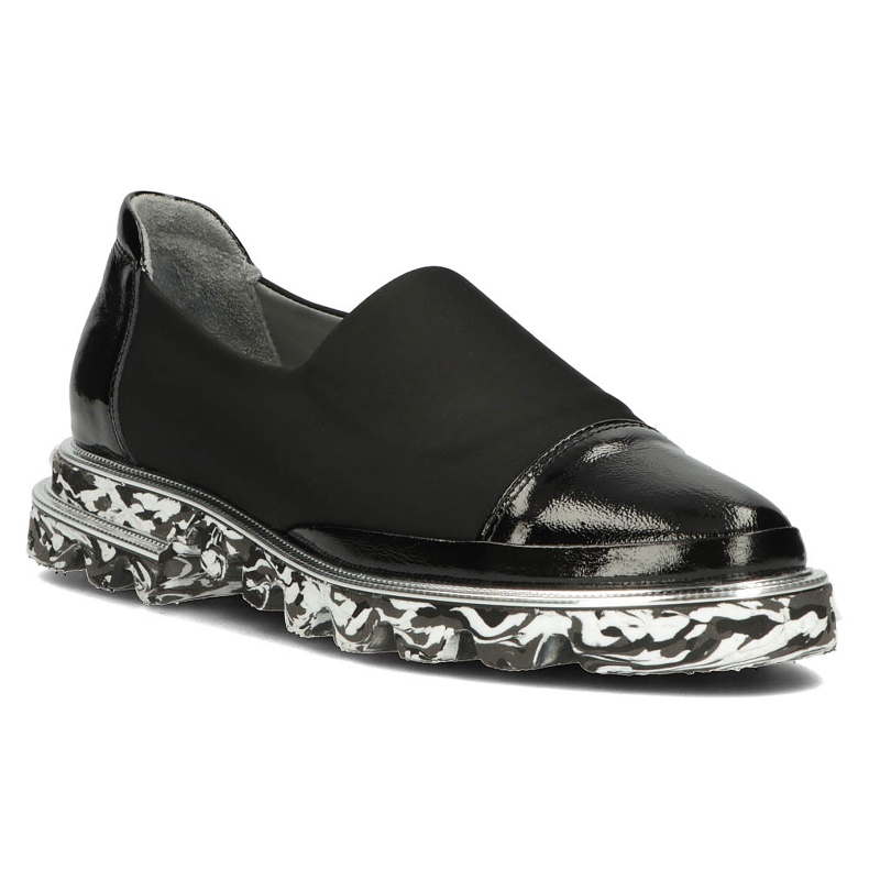 Lederschuhe Filippo DP3920 / 2022 Bk schwarz