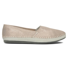 Lederschuhe Filippo DP031 / 22 Gehen Sie golden