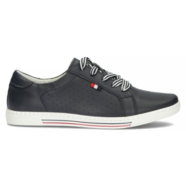 Lederschuhe Filippo DP2154 / 22 Nv marineblau