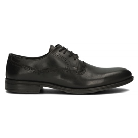 Lederschuhe Filippo 3615 schwarz