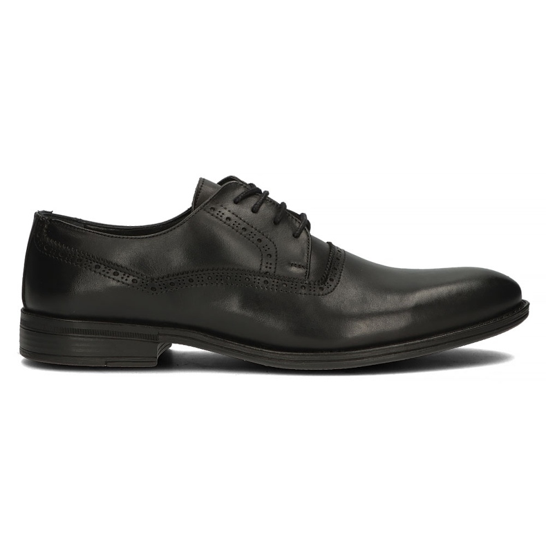 Lederschuhe Filippo 3615 schwarz