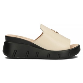 Lederhausschuhe Filippo DK3596 / 22 Beige sein