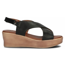 Filippo DS3609 / 22 Bk schwarze Sandalen