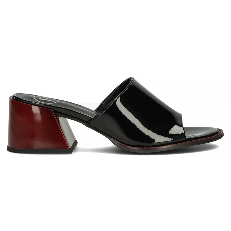 Leder Filippo DK3722 / 22 Bk schwarze Hausschuhe