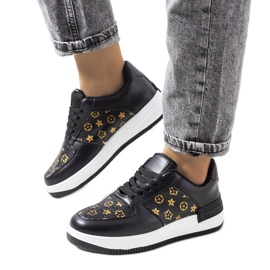 BM Schwarze Djenna-Sneaker für Damen