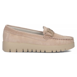 Leder-Slipper Filippo DP3334 / 22 Beige sein