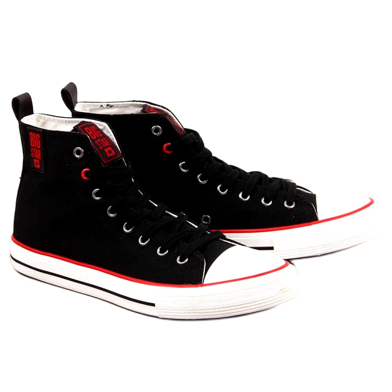 High-Top-Sneaker Big Star M JJ174065 schwarz