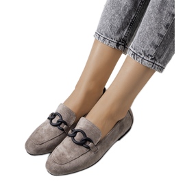 Graue Lederschuhe von Dante