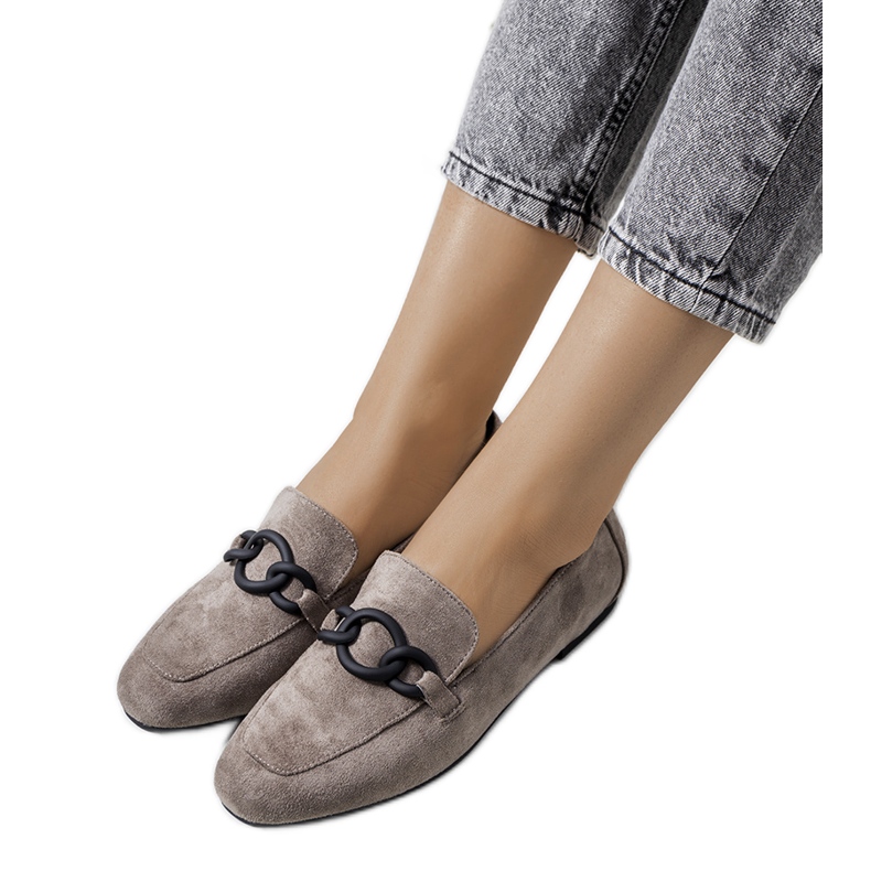 Graue Lederschuhe von Dante