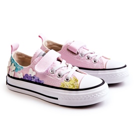 PA1 Kinder-Sneaker Stoffdruck Pink Buster rosa