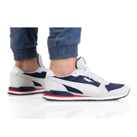 Puma St. Runner V3 Mesh M 384640 05 navy blau grau