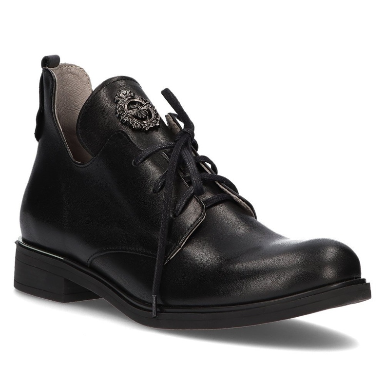 Lederschuhe Filippo 30055 schwarz