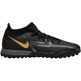 Nike Phantom GT2 Academy Df Tf DC0802 008 Fußballschuhe schwarz schwarz