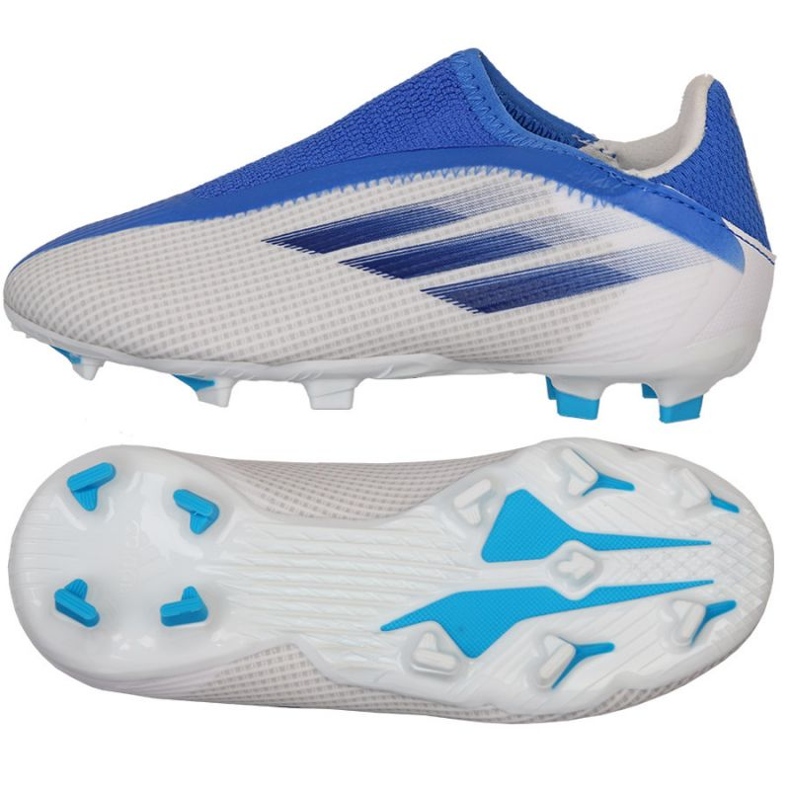Adidas X Speedflow.3 Ll Fg Jr GW7498 Fußballschuhe mehrfarbig blau