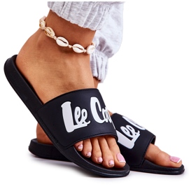 Lee Cooper LCW-22-42-1004 Schwarze Damen Hausschuhe weiß